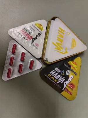 OEM nouvelles capsules de perte de poids Harva amincissant la boîte de fer de capsules